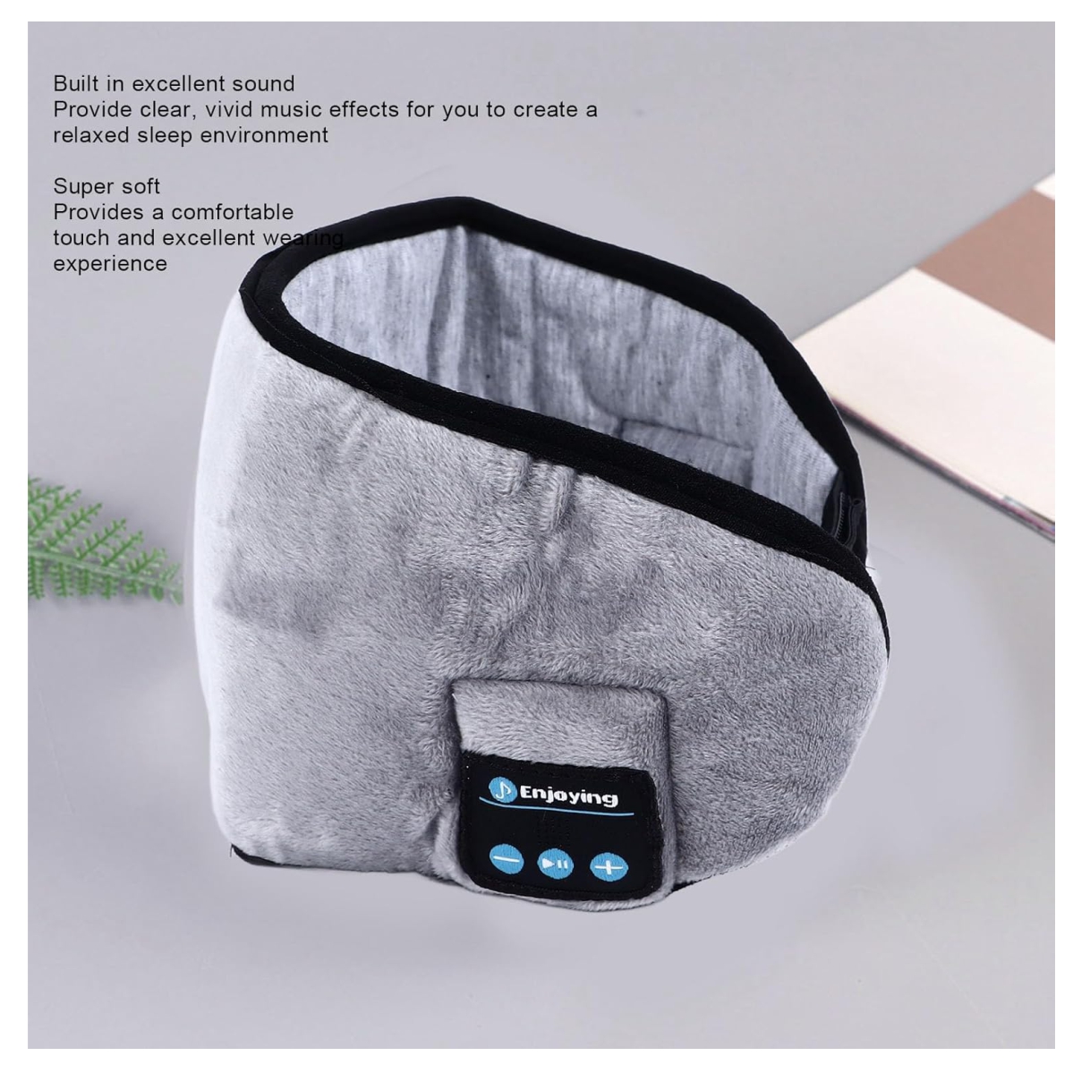 Banda Antifaz para Dormir con Bluetooth